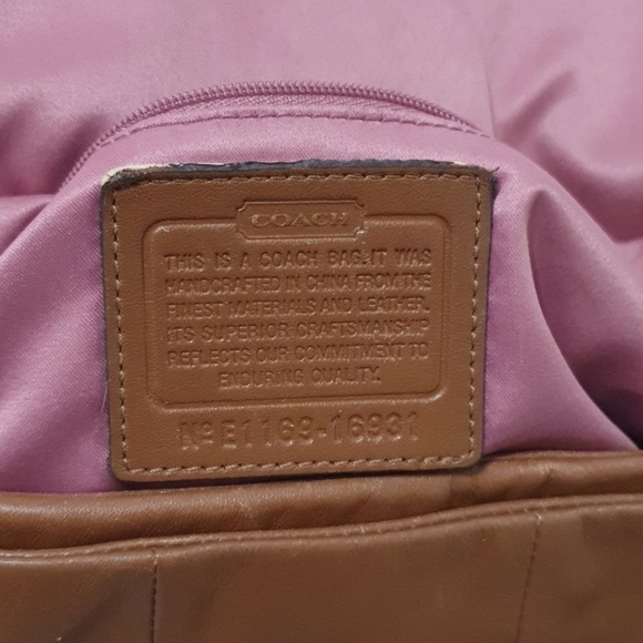 COACH Y2K Tawny Kristin Hobo Soft Leather Bag - Picture 6 of 9